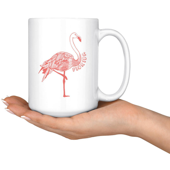 Flamingo FL Red Ceramic Mug-CA LIMITED