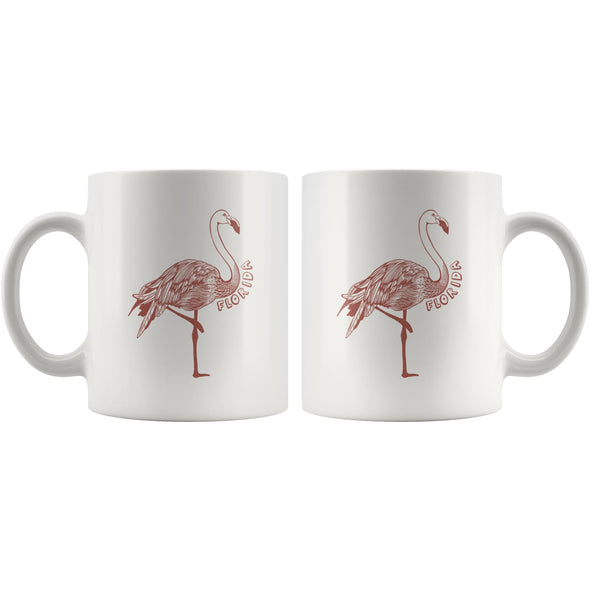 Flamingo FL Terracotta Ceramic Mug-CA LIMITED