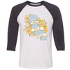 Golden State Girl Baseball Tee-CA LIMITED