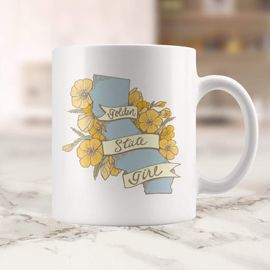 Golden State Girl Mug-CA LIMITED