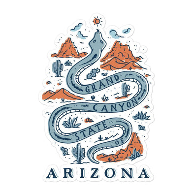 Grand Canyon Snake Arizona Decal-CA LIMITED