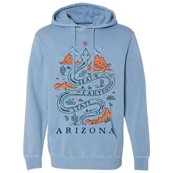 Grand Canyon Snake Arizona Pullover Hoodie-CA LIMITED