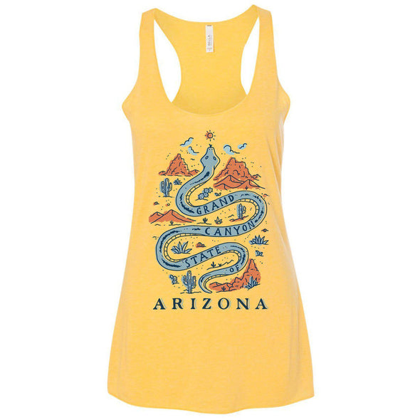 Grand Canyon Snake Arizona Racerback Tank-CA LIMITED