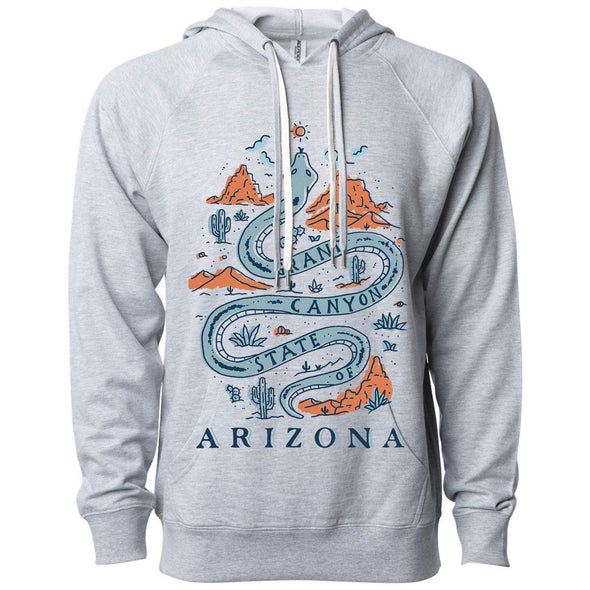 Grand Canyon Snake Arizona Raglan Hoodie-CA LIMITED