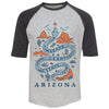 Grand Canyon Snake Arizona Youth Baseball Tee-CA LIMITED