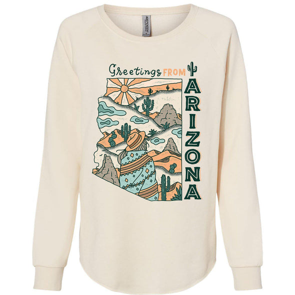 Greetings from Arizona Crewneck Sweatshirt-CA LIMITED