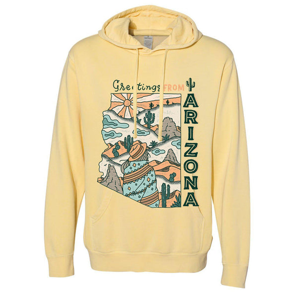 Greetings from Arizona Pullover Hoodie-CA LIMITED