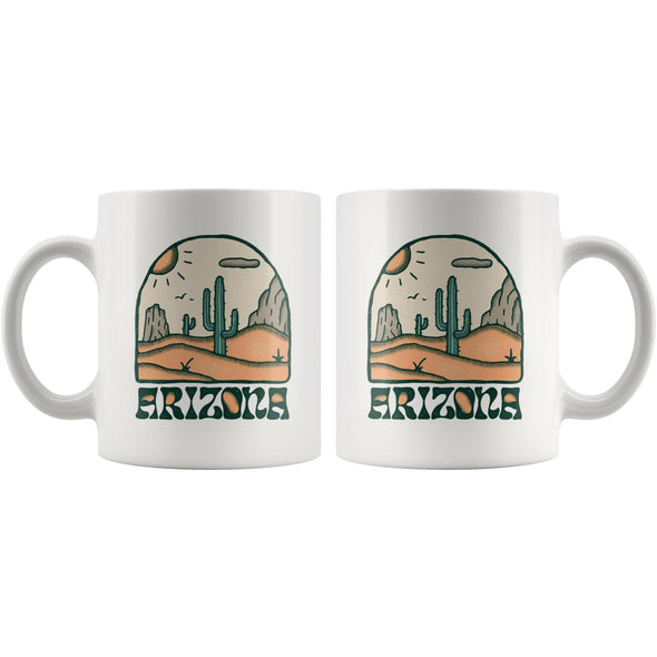 Groovy Desert Arizona Ceramic Mug-CA LIMITED