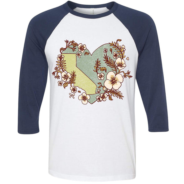 Heart State Baseball Tee-CA LIMITED