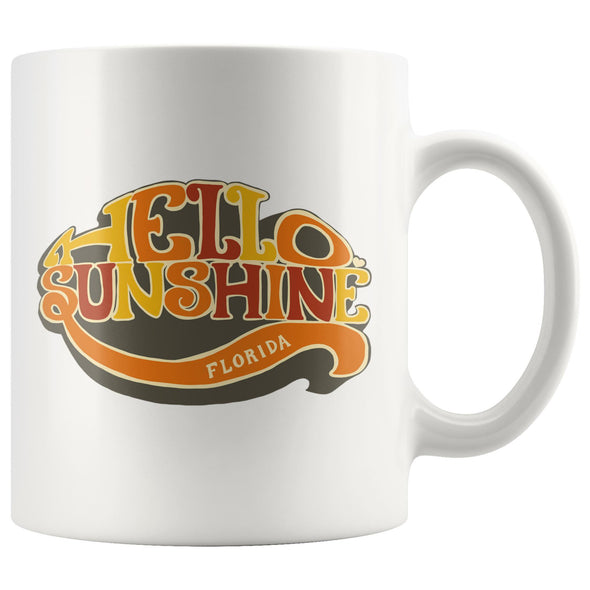 Hello Sunshine FL Brown Ceramic Mug-CA LIMITED