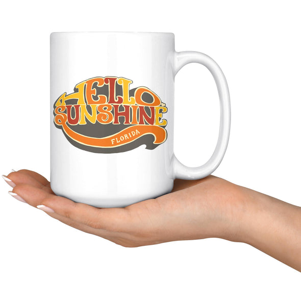 Hello Sunshine FL Brown Ceramic Mug-CA LIMITED