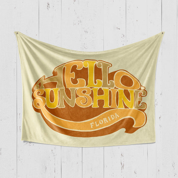 Hello Sunshine Florida Blanket-CA LIMITED