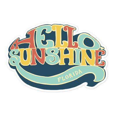 Hello Sunshine Florida Decal