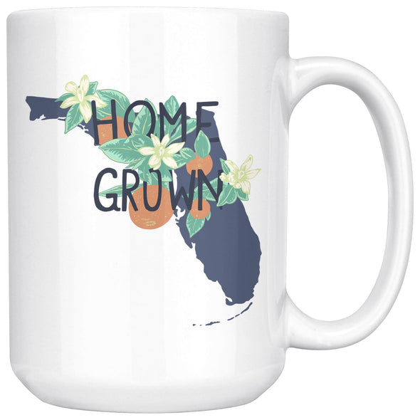 Home Grown FL Blue Ceramic Mug-CA LIMITED