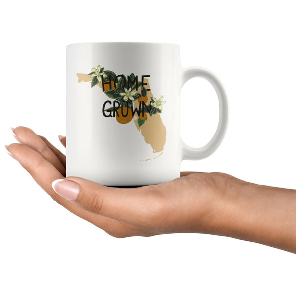 Home Grown FL Peach Ceramic Mug-CA LIMITED