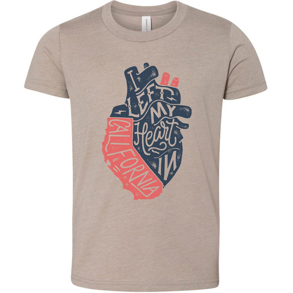 I Left My Heart In CA Youth Tee-CA LIMITED