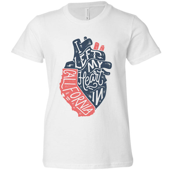 I Left My Heart In CA Youth Tee-CA LIMITED