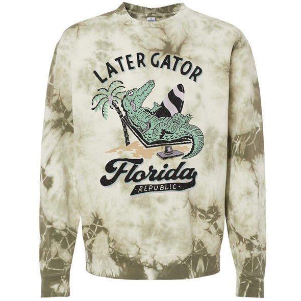 Later Gator Florida Tie Dye Florida Sweater