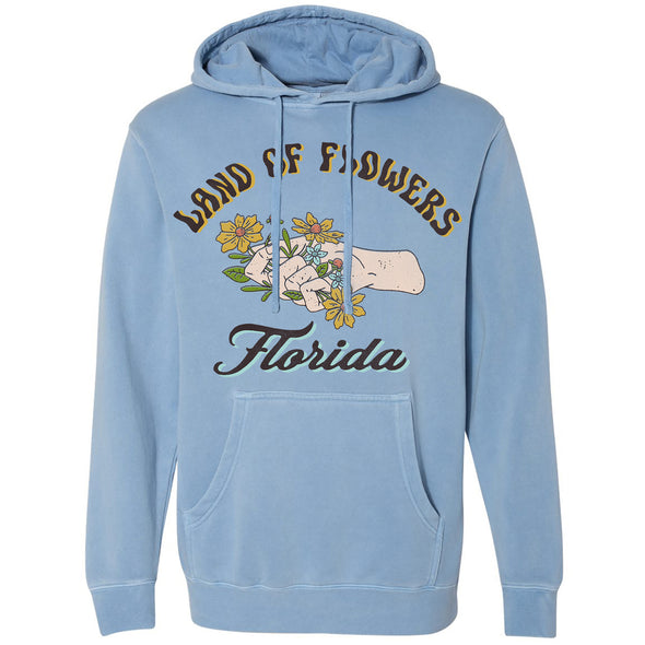 Land of Flowers Florida Pullover Hoodie