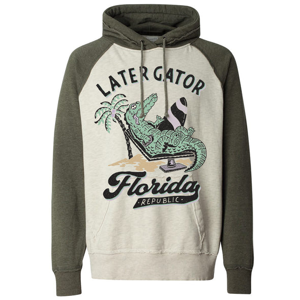 Later Gator Florida Raglan Hoodie