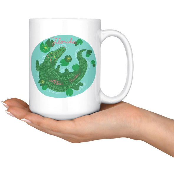 Later Gator FL Green Ceramic Mug-CA LIMITED