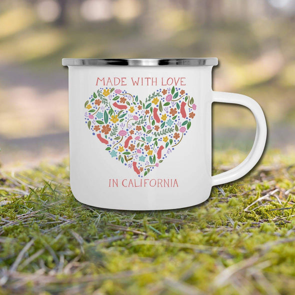 Made With Love In California Camper Mug-CA LIMITED