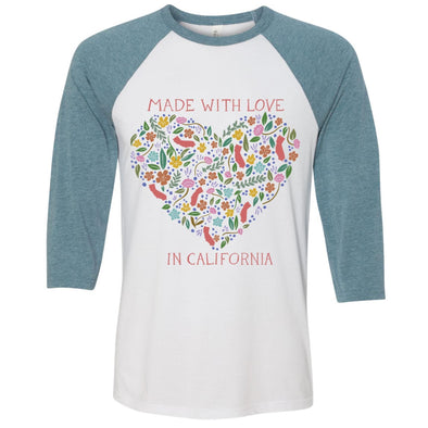 Made With Love baseball tee-CA LIMITED