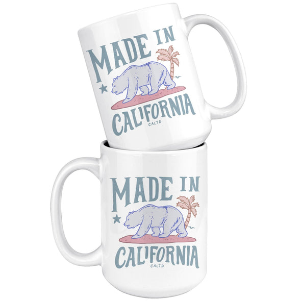 Made in California Blue-Grey Mug-CA LIMITED