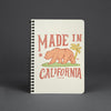 Made in California Cream Spiral Notebook-CA LIMITED