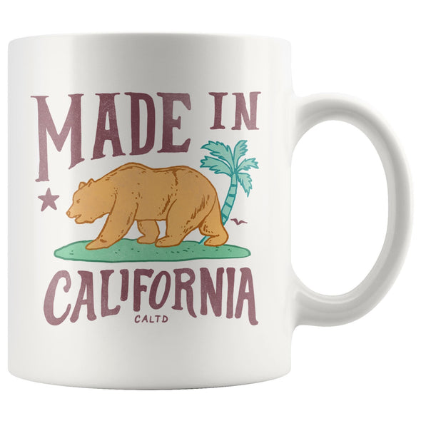 Made in California Maroon Mug-CA LIMITED