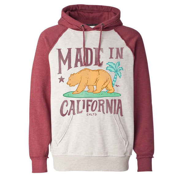 Made in California Raglan Hoodie-CA LIMITED