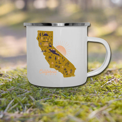 Map CA Love Camper Mug-CA LIMITED