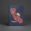 Map CA Love Navy Spiral Notebook-CA LIMITED