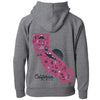 Map CA Love Raglan Toddlers Zip Up Hoodie-CA LIMITED