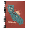 Map CA Love Red Spiral Notebook-CA LIMITED