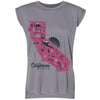 Map CA Love Rolled Sleeve Tank-CA LIMITED