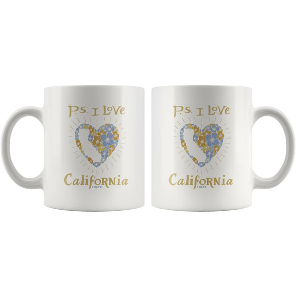 P.S. I Love California Mug-CA LIMITED