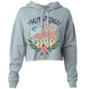 Palm Springs Cropped Hoodie-CA LIMITED