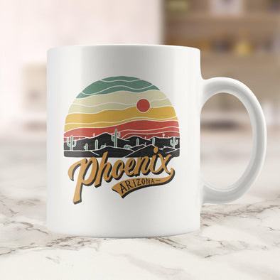 Phoenix Sunset Arizona Ceramic Mug-CA LIMITED