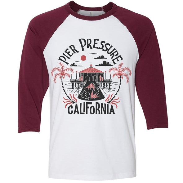 Pier Pressure Baseball Tee-CA LIMITED