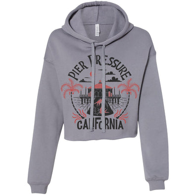 Pier Pressure Cropped Hoodie-CA LIMITED