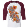 Poppies CA Love Baseball Tee-CA LIMITED