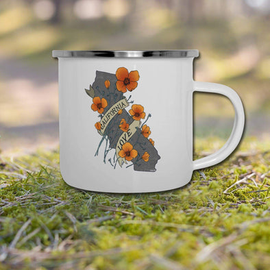 Poppies CA Love Camper Mug-CA LIMITED