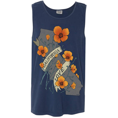 Poppies CA Love Men's Tank-CA LIMITED