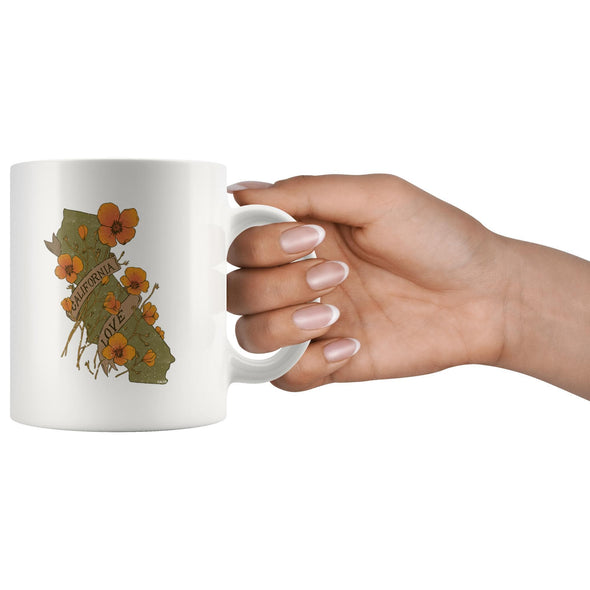 Poppies CA Love Mug-CA LIMITED