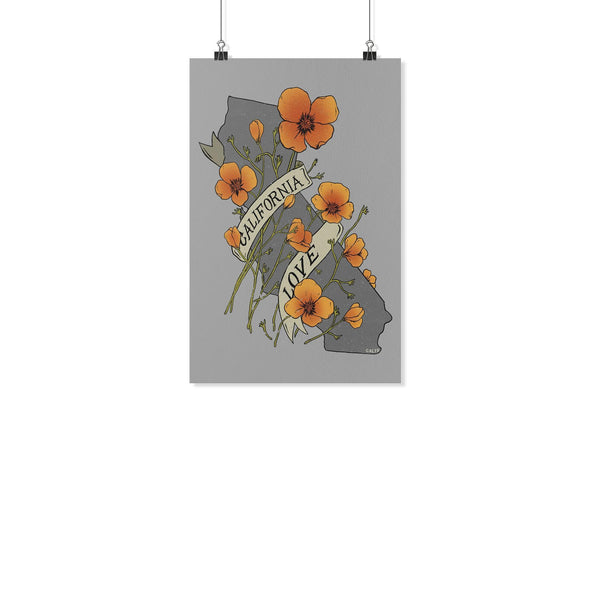 Poppy CA Love Grey Poster-CA LIMITED