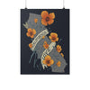 Poppy CA Love Navy Poster-CA LIMITED