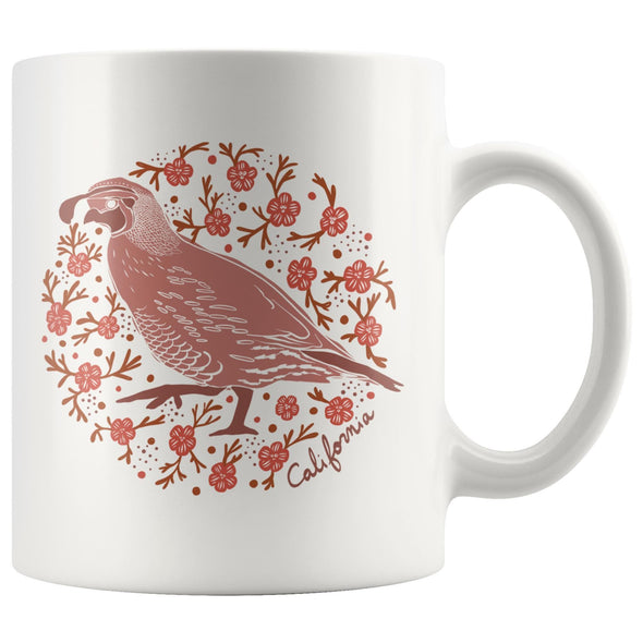 Poppy Quail Mug-CA LIMITED