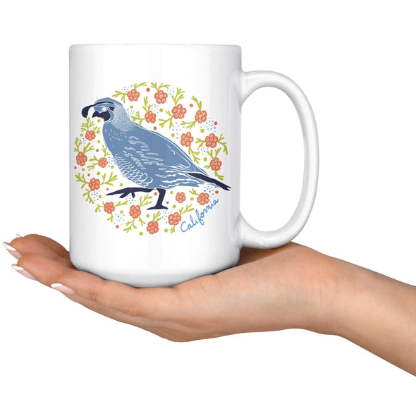 Poppy Quail Mug-CA LIMITED