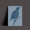 Quail Regent Grey Poster-CA LIMITED